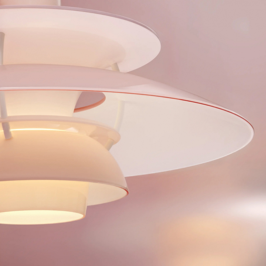 PH 5 Ø320 Pendel Opal Pale Rose