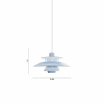 PH 5 Ø320 Pendel Opal Pale Blue PH 5 Ø320 Pendel Opal Pale Blue