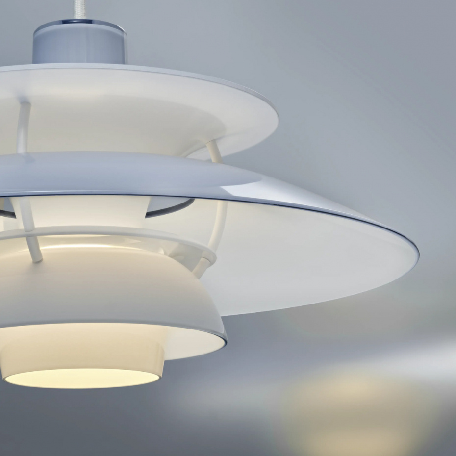 PH 5 Ø320 Pendel Opal Pale Blue