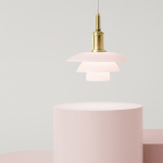 PH 3/3 Överskärm Pale Rose Glas PH 3/3 Överskärm Pale Rose Glas