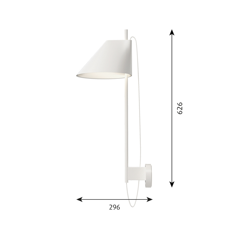 Yuh Vägglampa White