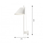 Yuh Vägglampa White Yuh Vägglampa White