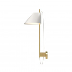 Yuh Vägglampa Brass/White Yuh Vägglampa Brass/White