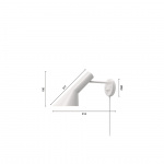 AJ Vägglampa White AJ Vägglampa White