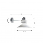 Nyhavn Vägglampa White Nyhavn Vägglampa White