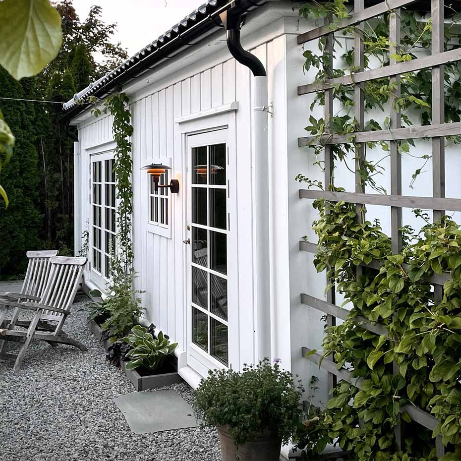 PH 3-2½ Vägglampa Black V2