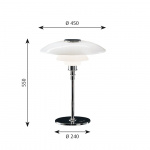 PH 4½-3½ Bordslampa Opal Glass PH 4½-3½ Bordslampa Opal Glass
