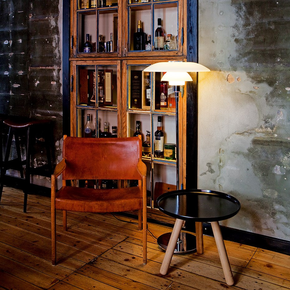 PH 4½-3½ Golvlampa Chrome