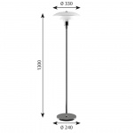 PH 3½-2½ Golvlampa Chrome PH 3½-2½ Golvlampa Chrome