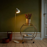 VL38 Golvlampa Brass/White VL38 Golvlampa Brass/White
