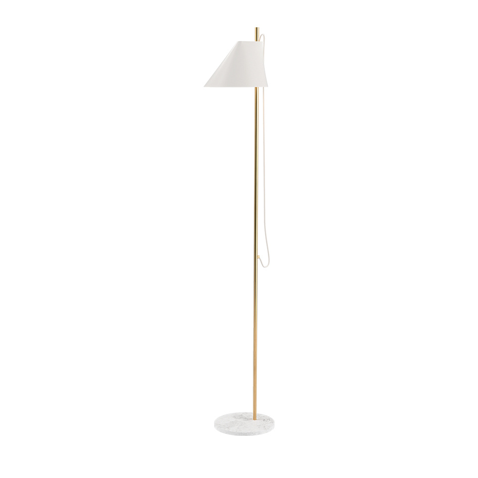 Yuh Golvlampa Brass/White