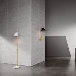 Yuh Golvlampa Brass/White Yuh Golvlampa Brass/White