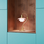PH 2/2 The Question Mark Bordslampa Pale Rose/Brass PH 2/2 The Question Mark Bordslampa Pale Rose/Brass