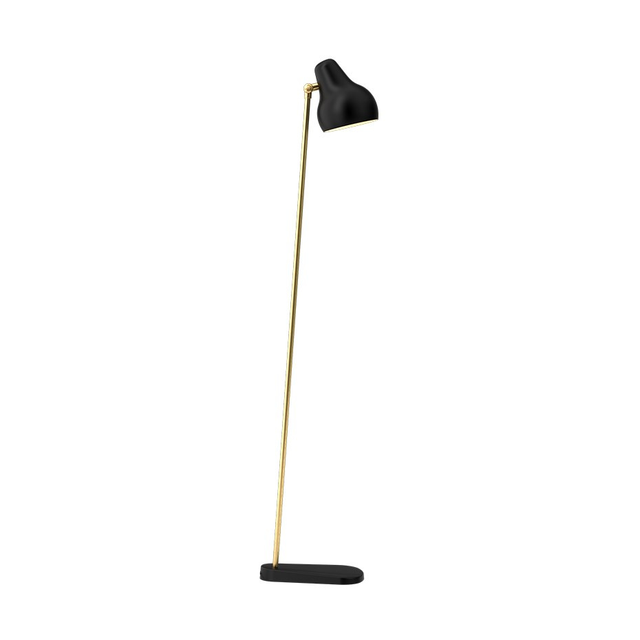 VL38 Golvlampa Brass/Black