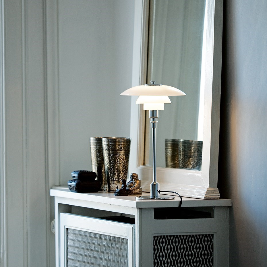 PH 2/1 Bordslampa Chrome