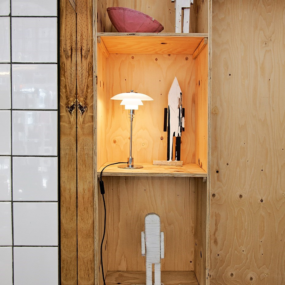 PH 2/1 Bordslampa Chrome