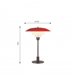 PH 3½-2½ Bordslampa Red PH 3½-2½ Bordslampa Red