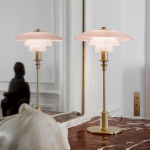 PH 2/1 Bordslampa Pale Rose/Brass PH 2/1 Bordslampa Pale Rose/Brass