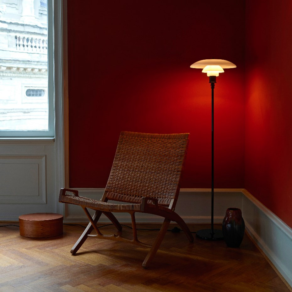 PH 3½-2½ Golvlampa Metalized Black