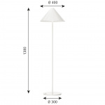 Keglen Golvlampa White Keglen Golvlampa White