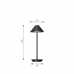 Keglen Bordslampa Black Keglen Bordslampa Black