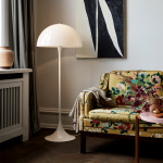 Panthella Golvlampa White Opal Acryl Panthella Golvlampa White Opal Acryl