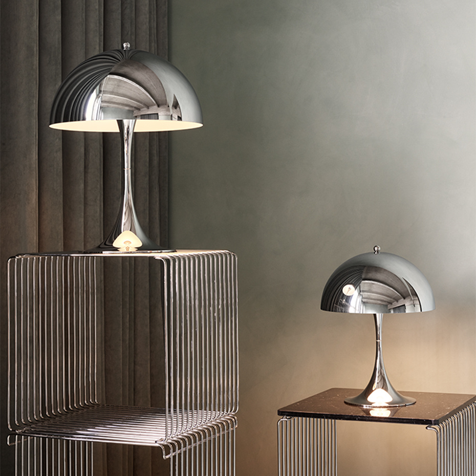 Panthella Ø320 Bordslampa Chrome