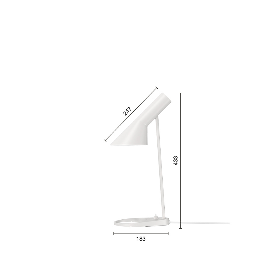 AJ Mini Bordslampa White