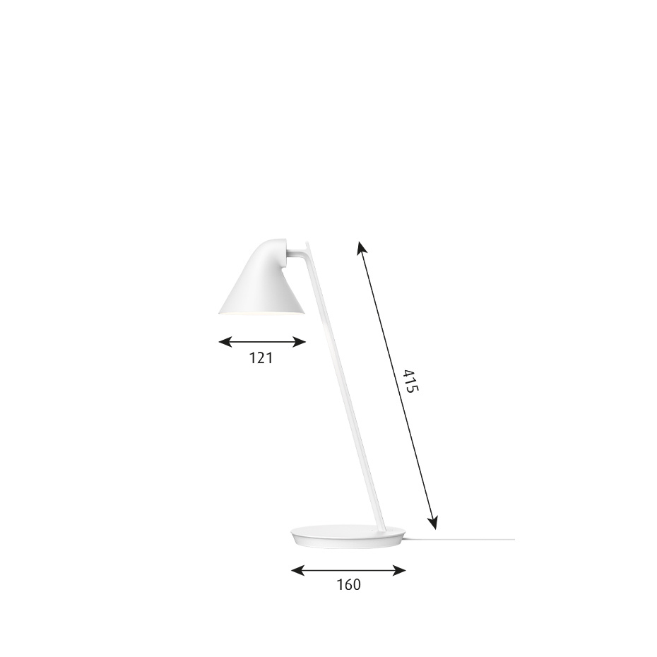 NJP Mini Bordslampa White