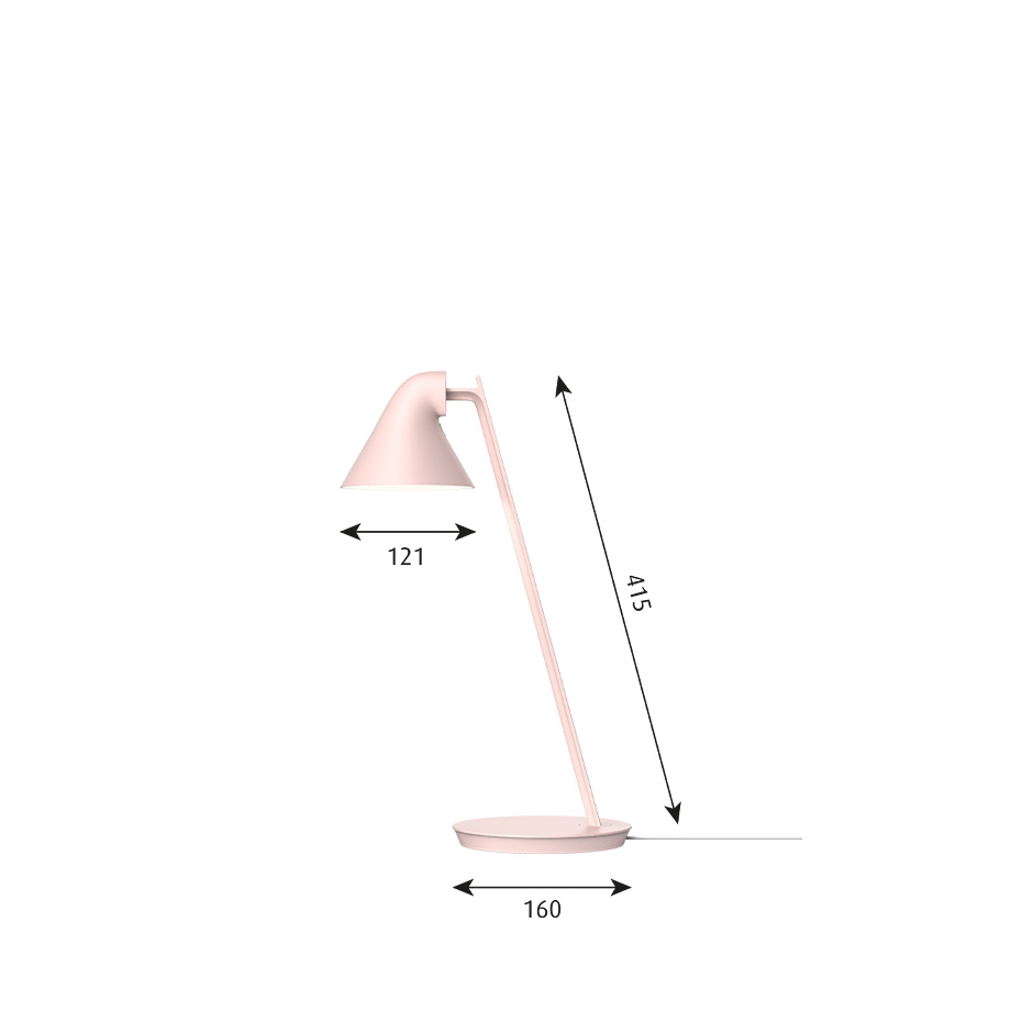 NJP Mini Bordslampa Soft Pink