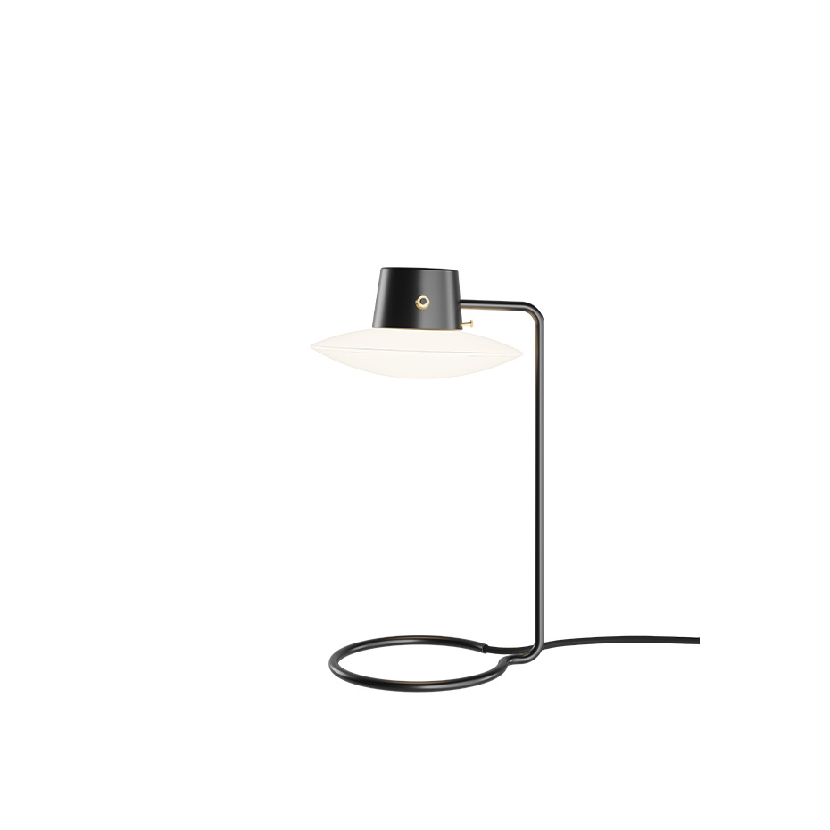 AJ Oxford 410 Bordslampa Black/Opal Glass