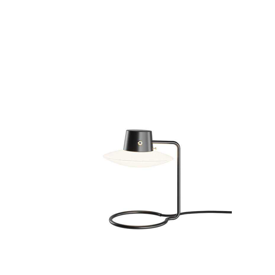 AJ Oxford 280 Bordslampa Black/Opal Glass