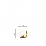 VL Studio Ø150 Bordslampa/Golvlampa Brass VL Studio Ø150 Bordslampa/Golvlampa Brass