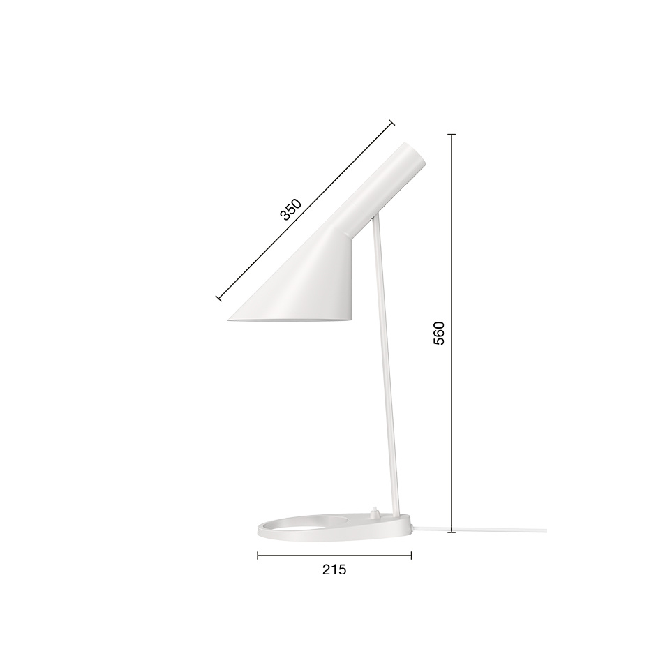 AJ Bordslampa White