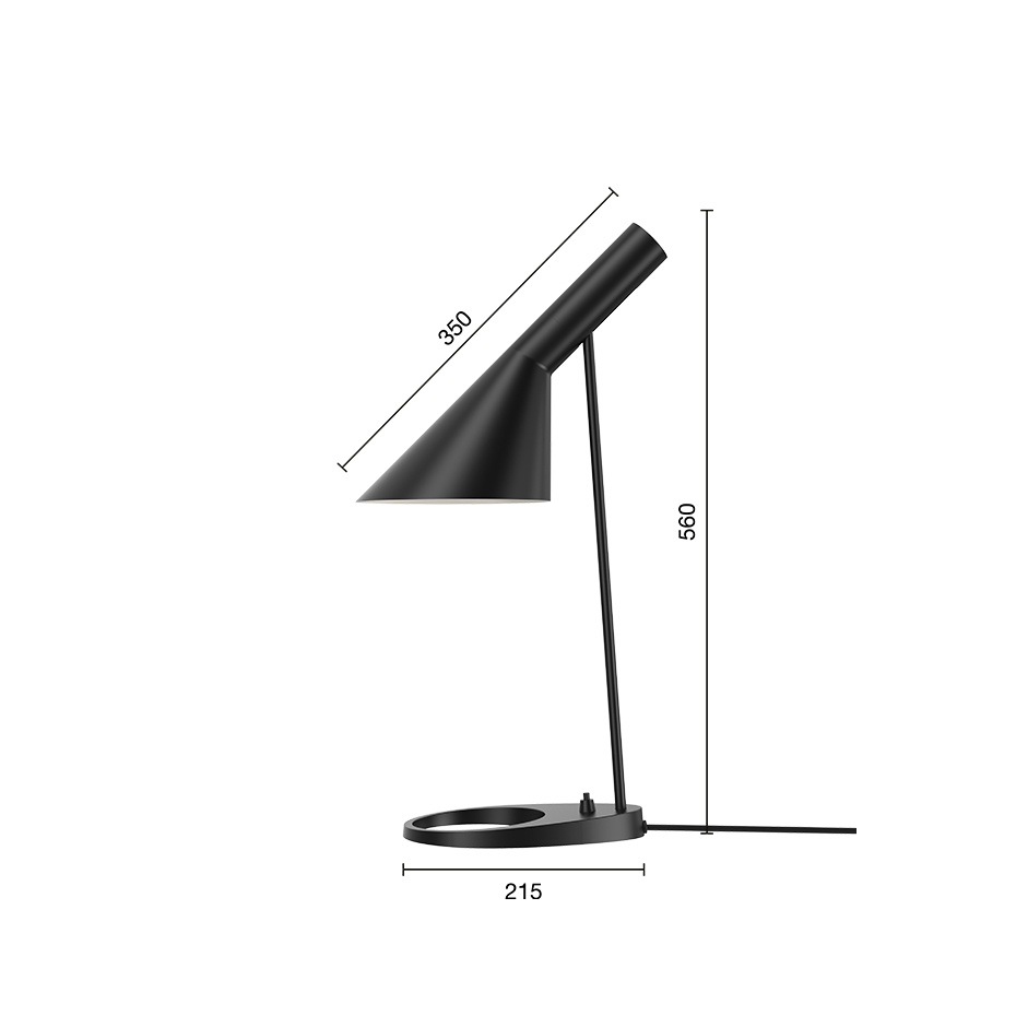 AJ Bordslampa Black