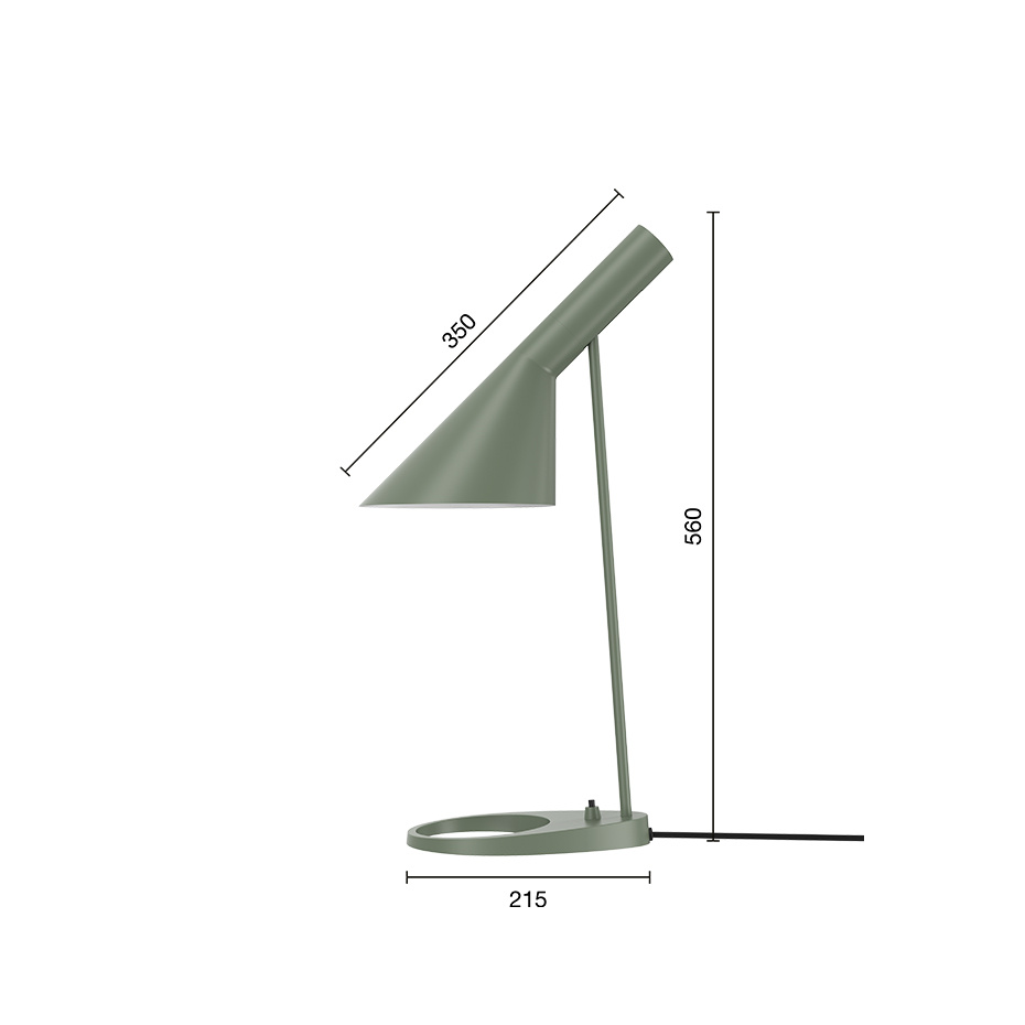 AJ Bordslampa Pale Petroleum