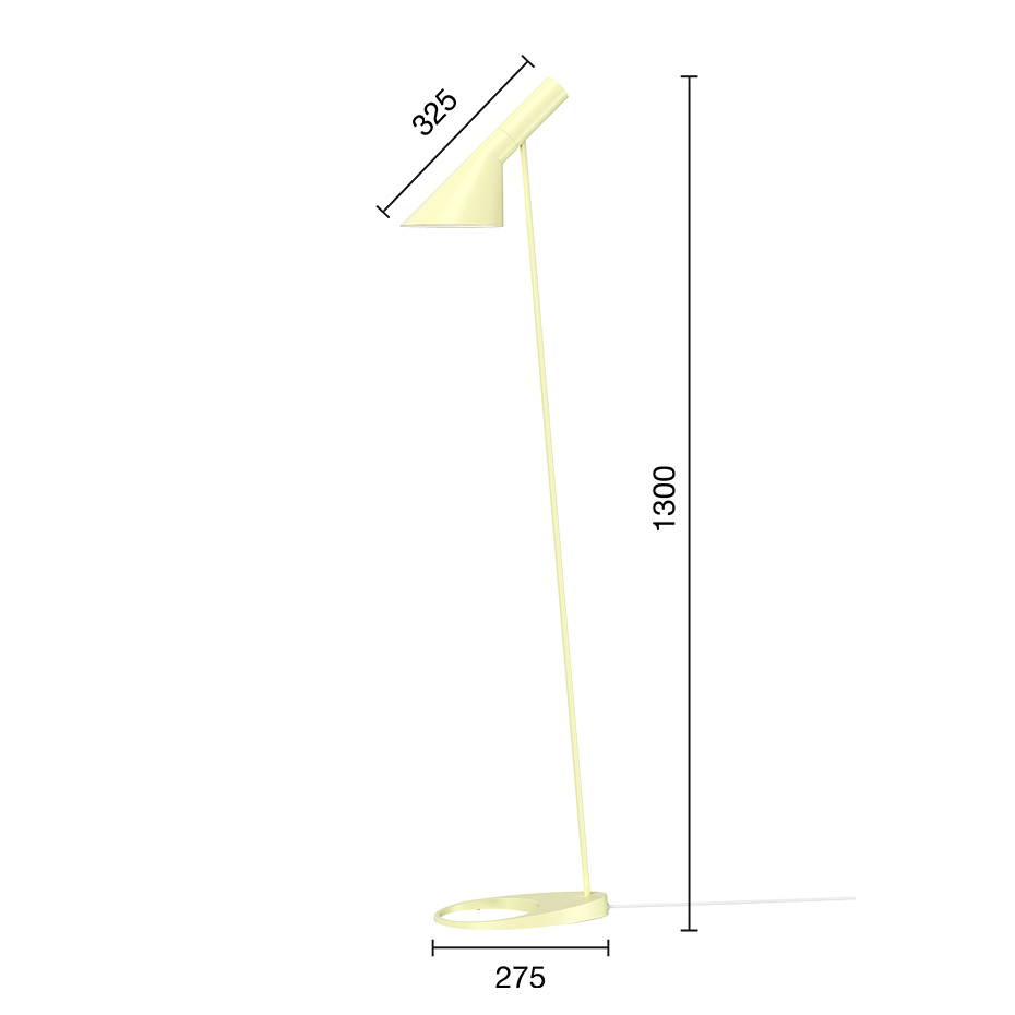 AJ Golvlampa Soft Lemon