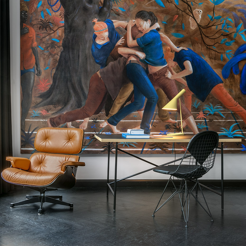 AJ Bordslampa Dusty Blue