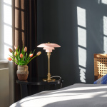 PH 3/2 Bordslampa Pale Rose/Brass PH 3/2 Bordslampa Pale Rose/Brass