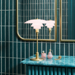PH 3/2 Bordslampa Pale Rose/Brass PH 3/2 Bordslampa Pale Rose/Brass
