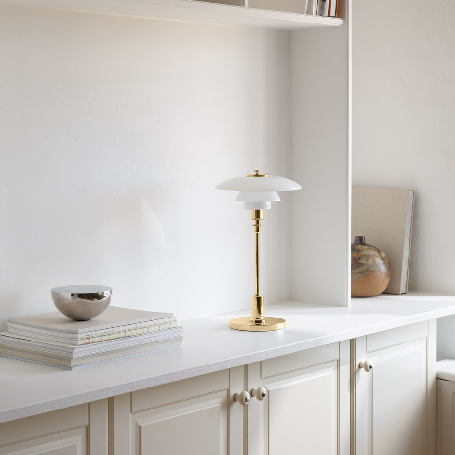 PH 2/1 Portable Bordslampa Brass Metallised