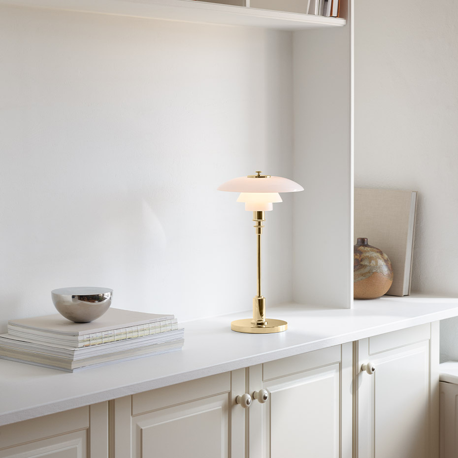 PH 2/1 Portable Bordslampa Brass Metallised