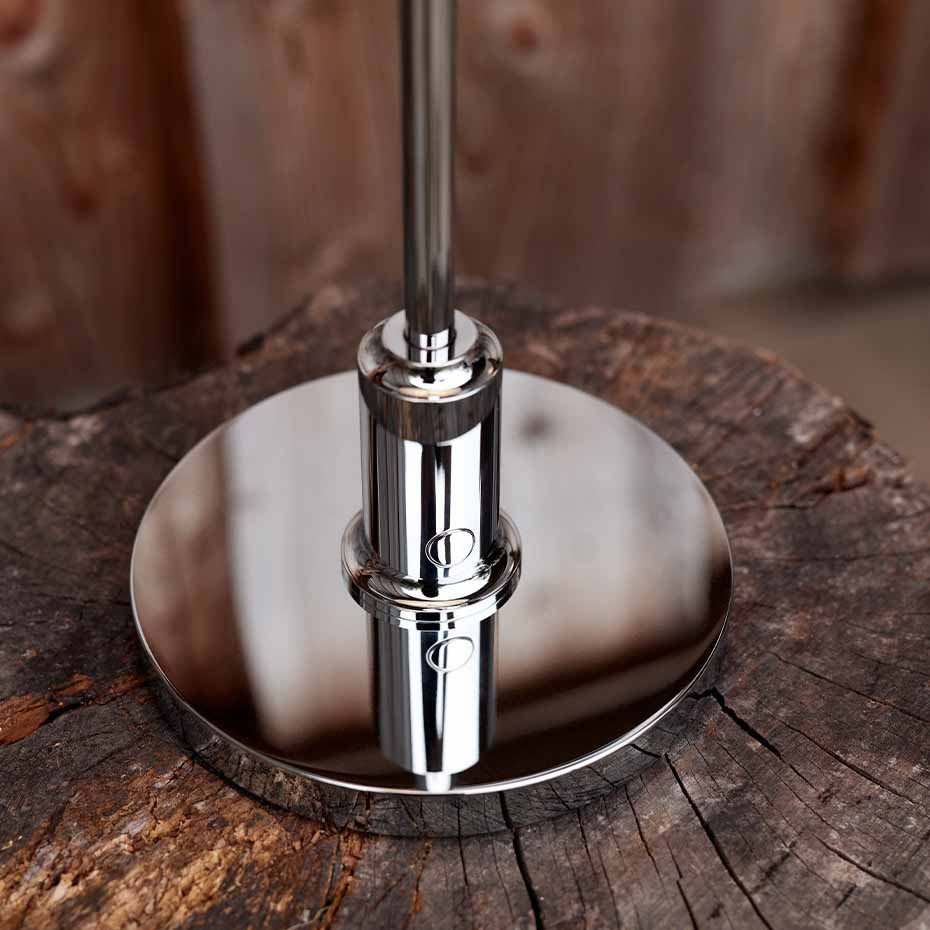 PH 2/1 Portable Bordslampa High Lustre Chrome Plated