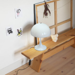 Panthella Ø250 Bordslampa Pale Blue Acryl Panthella Ø250 Bordslampa Pale Blue Acryl