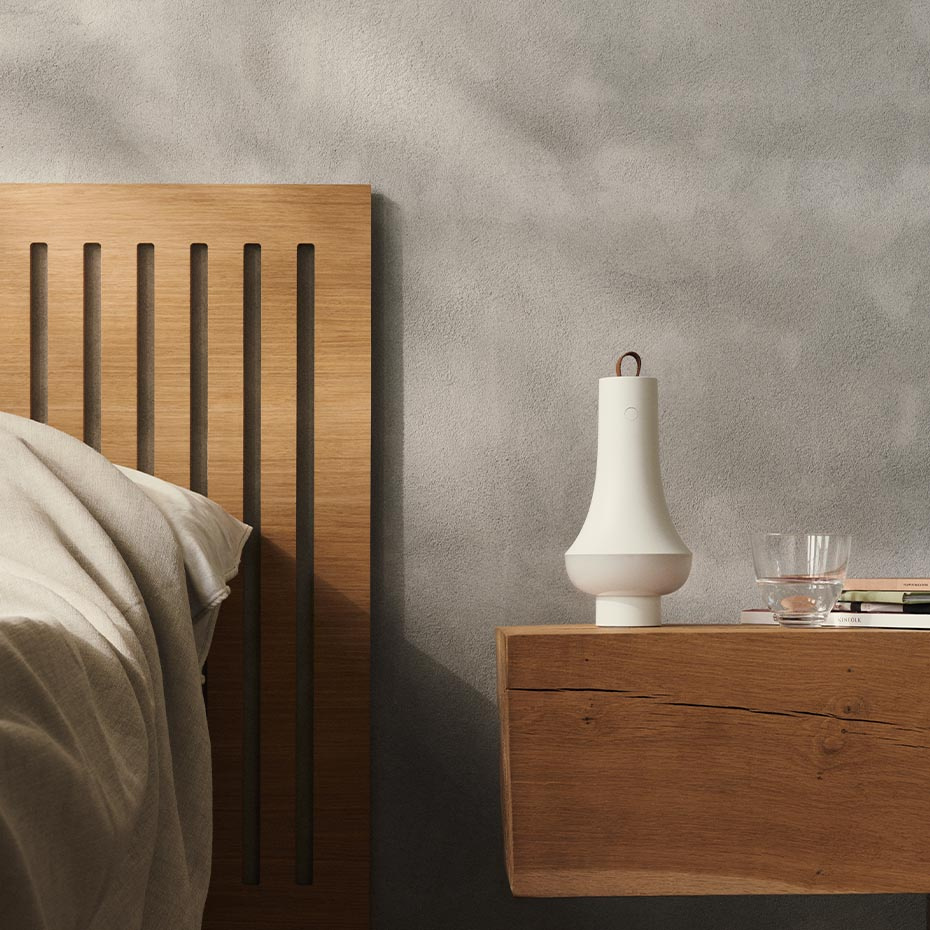 Tomoshi Portable Bordslampa White