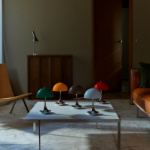 Panthella Ø160 Portable Bordslampa Original Opal Blue Grey V3 Panthella Ø160 Portable Bordslampa Original Opal Blue Grey V3