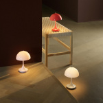 Panthella Ø160 Portable Bordslampa Opal Pale Rose V3 Panthella Ø160 Portable Bordslampa Opal Pale Rose V3