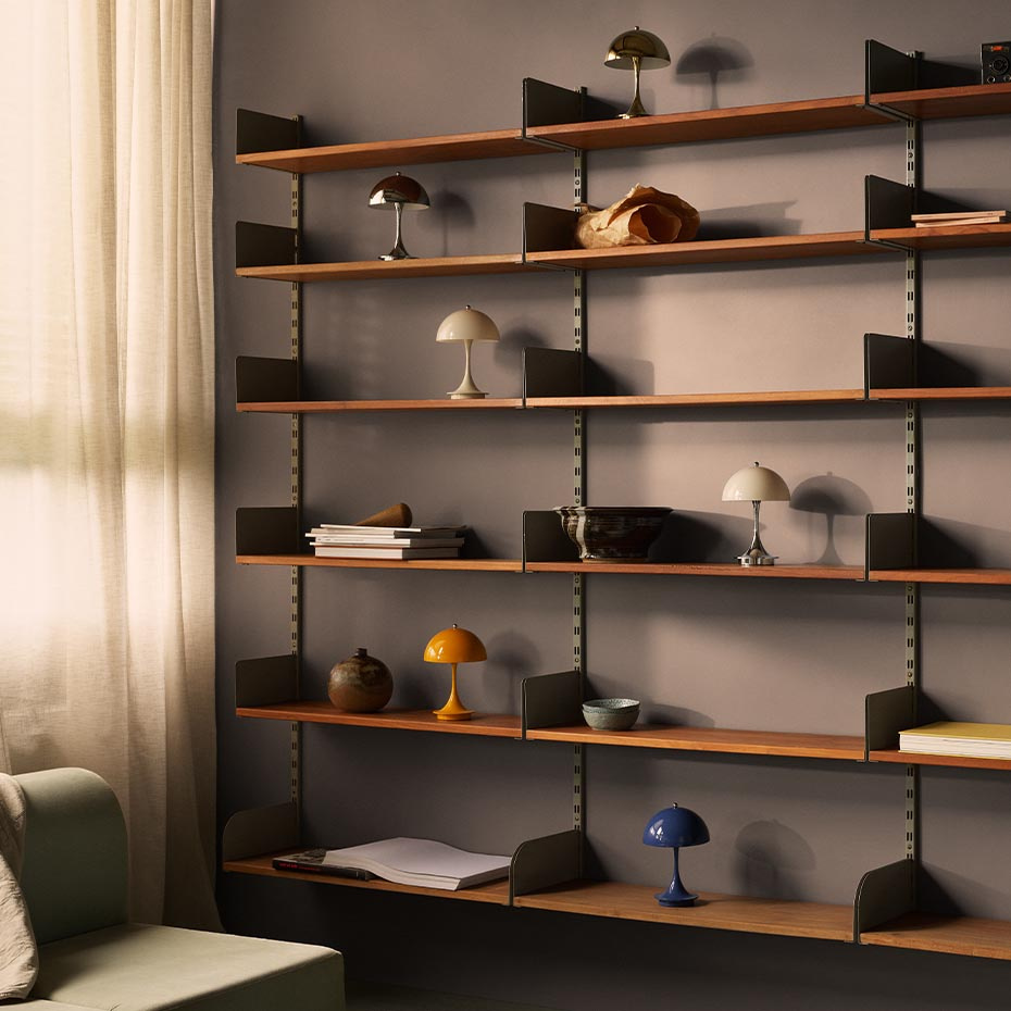 Panthella Ø160 Portable Bordslampa Opaque Black V3