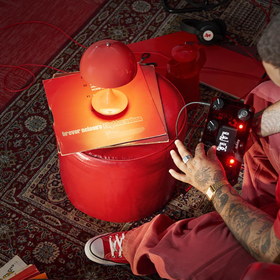 Panthella Ø160 Portable Bordslampa Opaque Coral V3