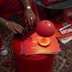 Panthella Ø160 Portable Bordslampa Opaque Coral V3 Panthella Ø160 Portable Bordslampa Opaque Coral V3